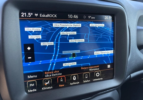 Jeep Renegade cena 74900 przebieg: 123500, rok produkcji 2019 z Warszawa małe 211